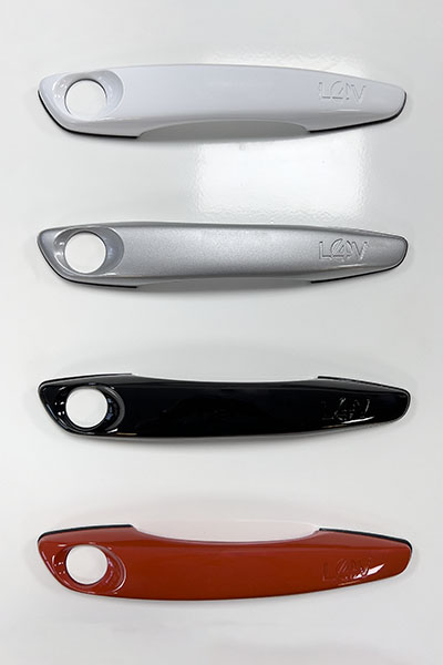 Slamhandle colour samples